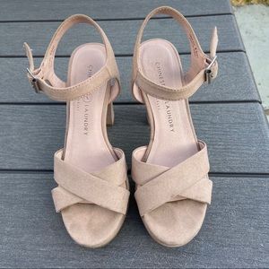 Chinese Laundry Ankle Strap Platform Sandal